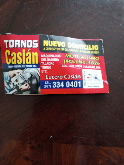 Negocio Taller De Tornos Casian